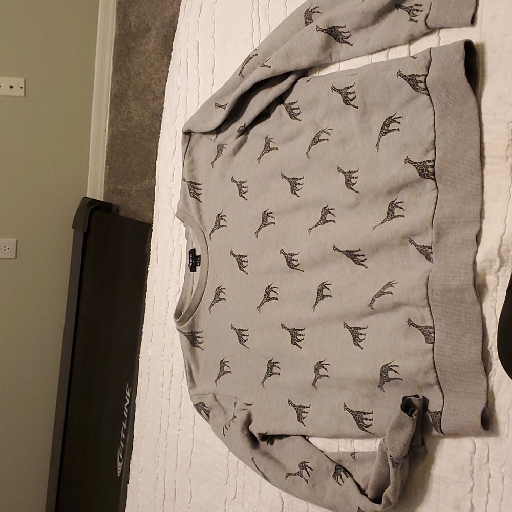 Forever 21 sweatshirt with giraffes